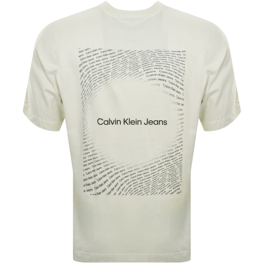 Calvin Klein Jeans Logo T Shirt White